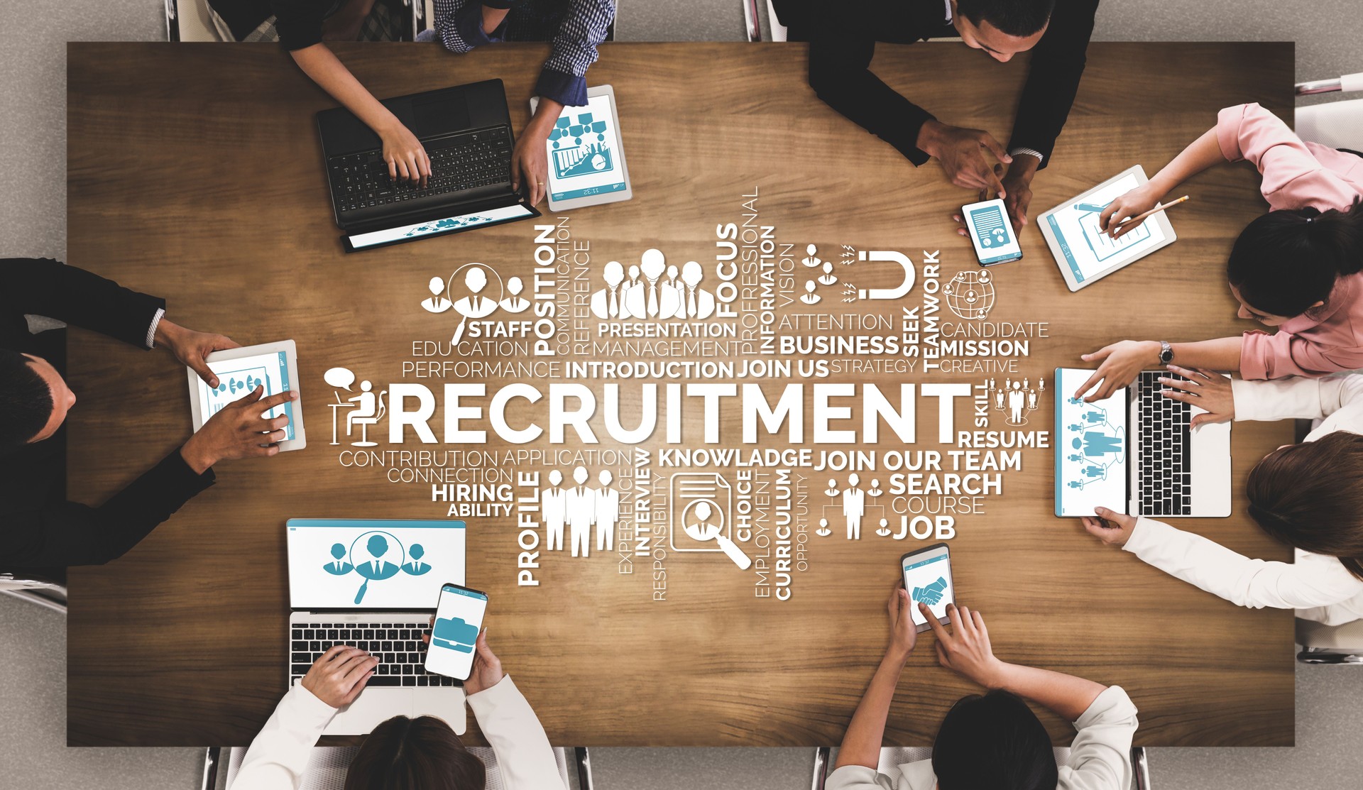 Human Resources and People Networking Concept